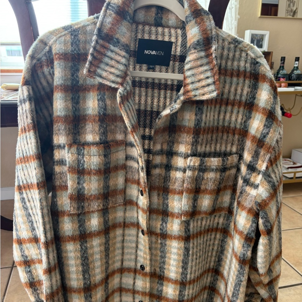 Fashion Nova Flannel Shirt Jacket